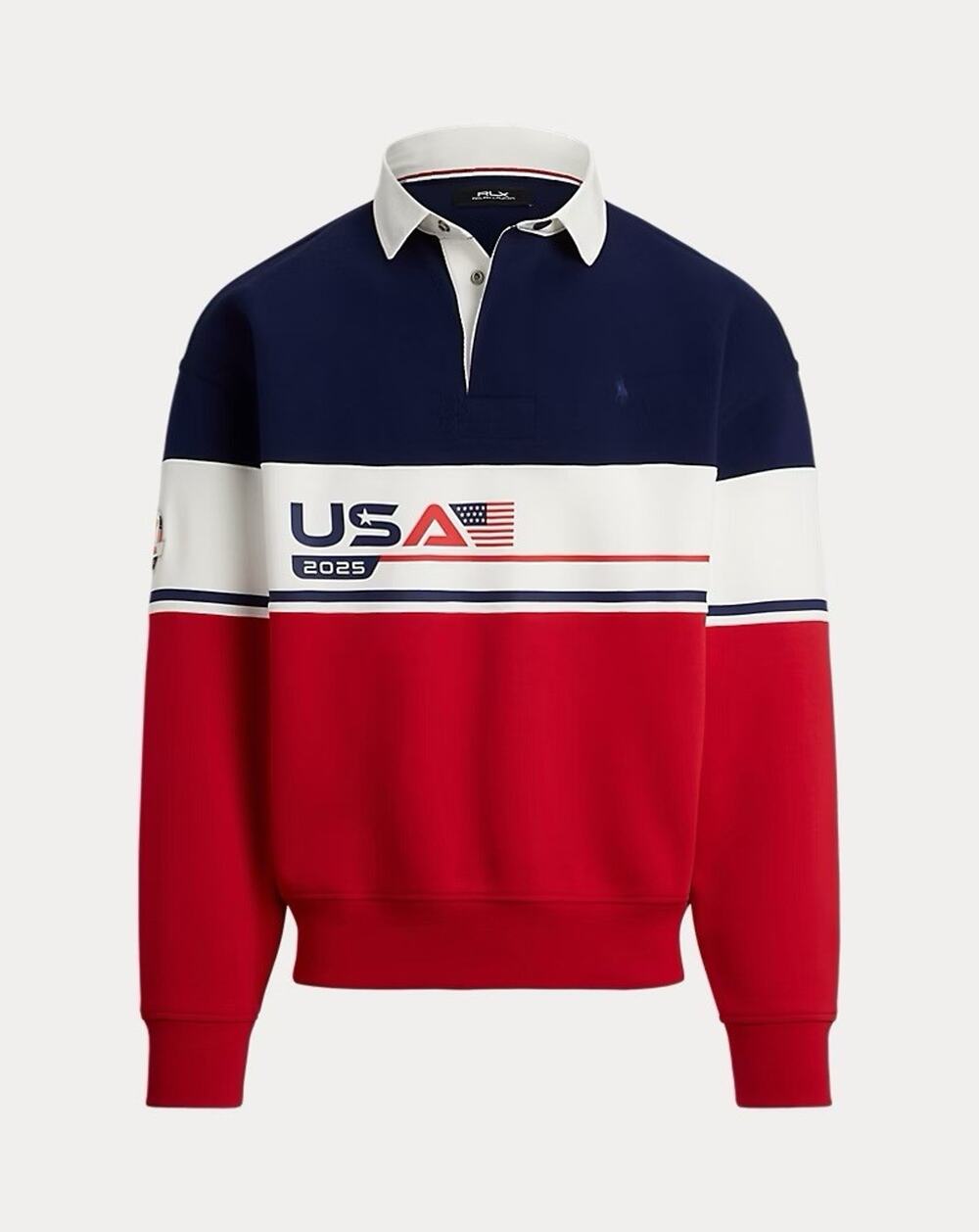 Ralph Lauren RLX 2025 Ryder Cup Team USA Rugby Sweatshirt NWT Men’s L Polo NWT